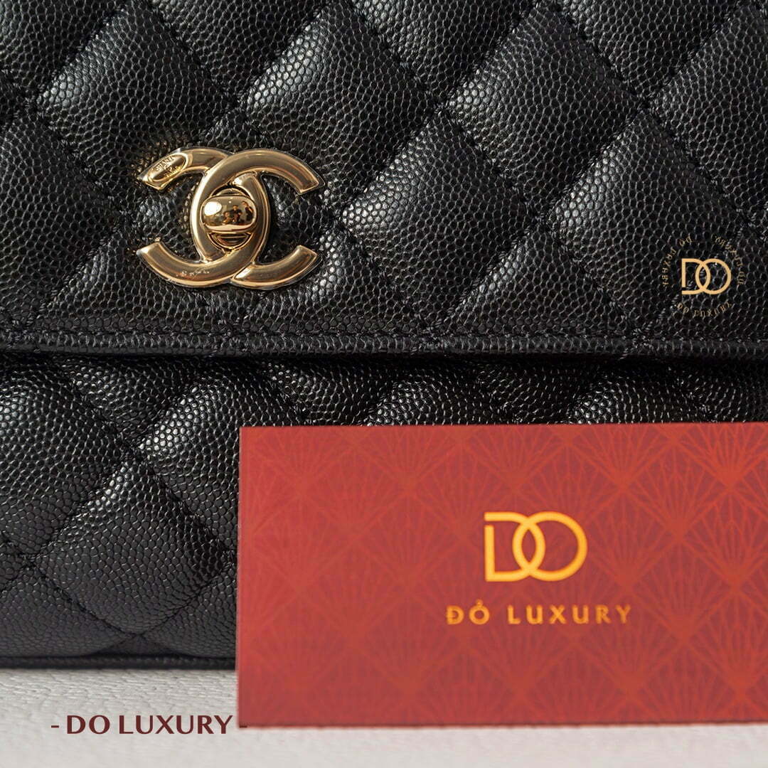 Chanel Coco  Flap Black - Doluxury