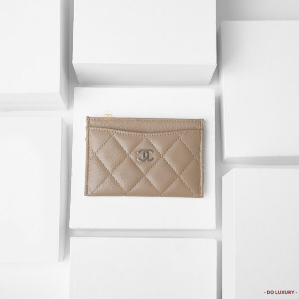Card holder Chanel Beige