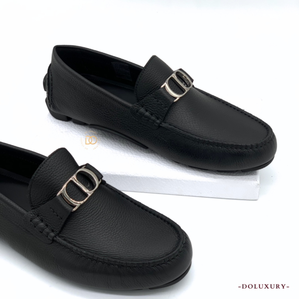 DIOR LOAFER BLACK GRAINED - Hình ảnh 3