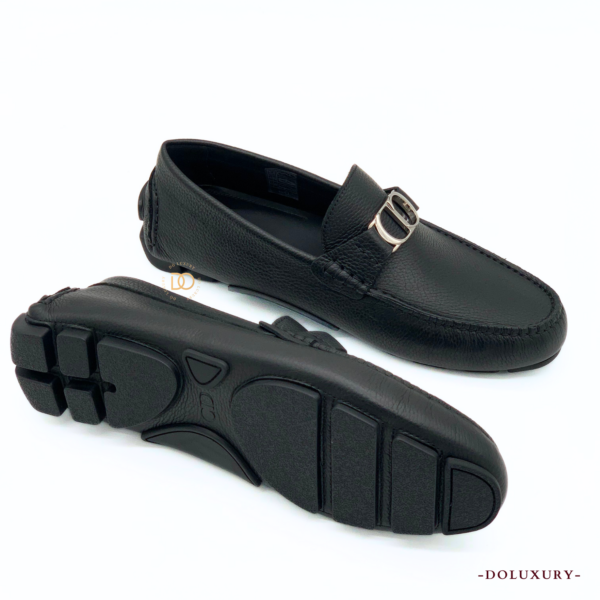 DIOR LOAFER BLACK GRAINED - Hình ảnh 2