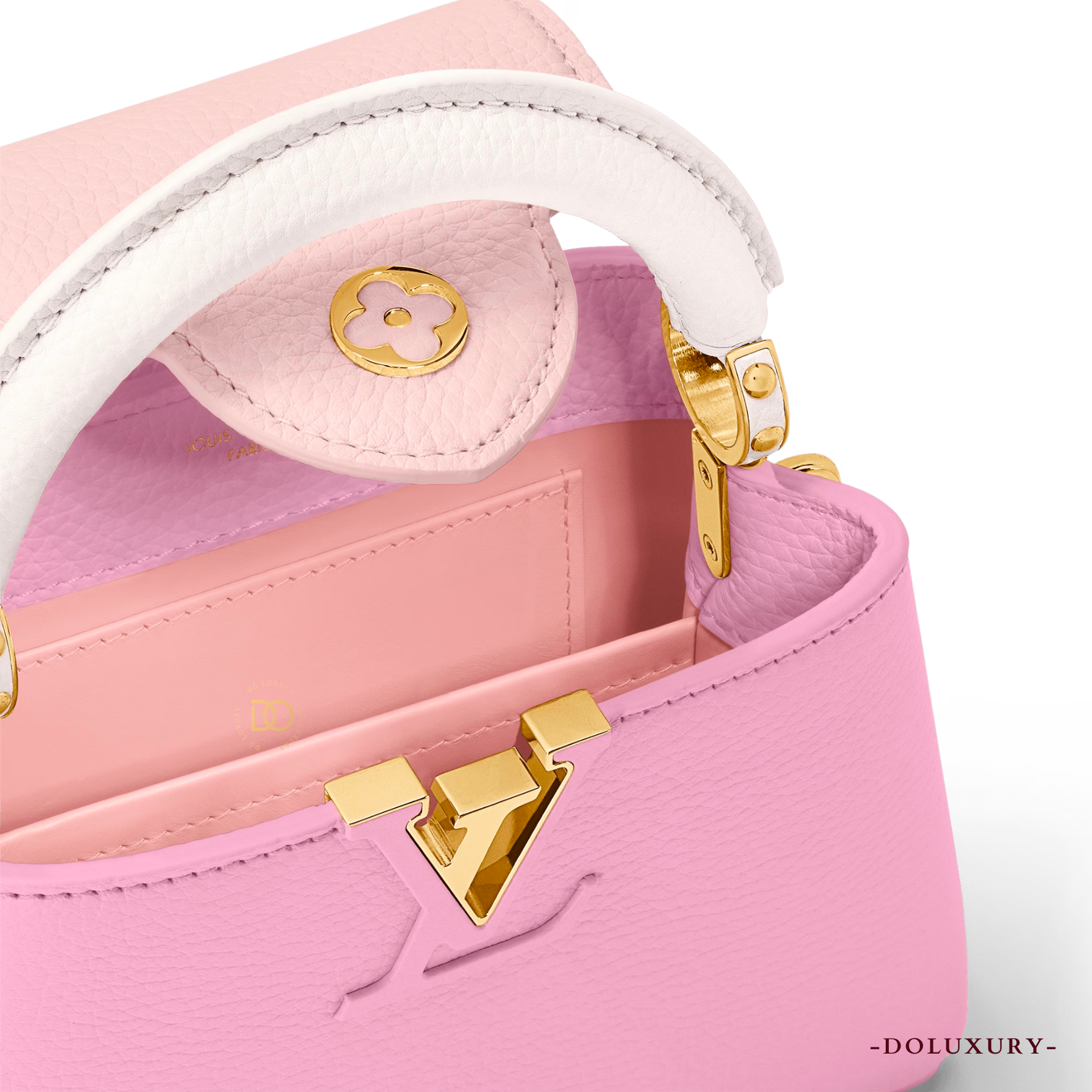Túi Louis Vuitton OnTheGo MM Tote Rose Trianon Pink M21575