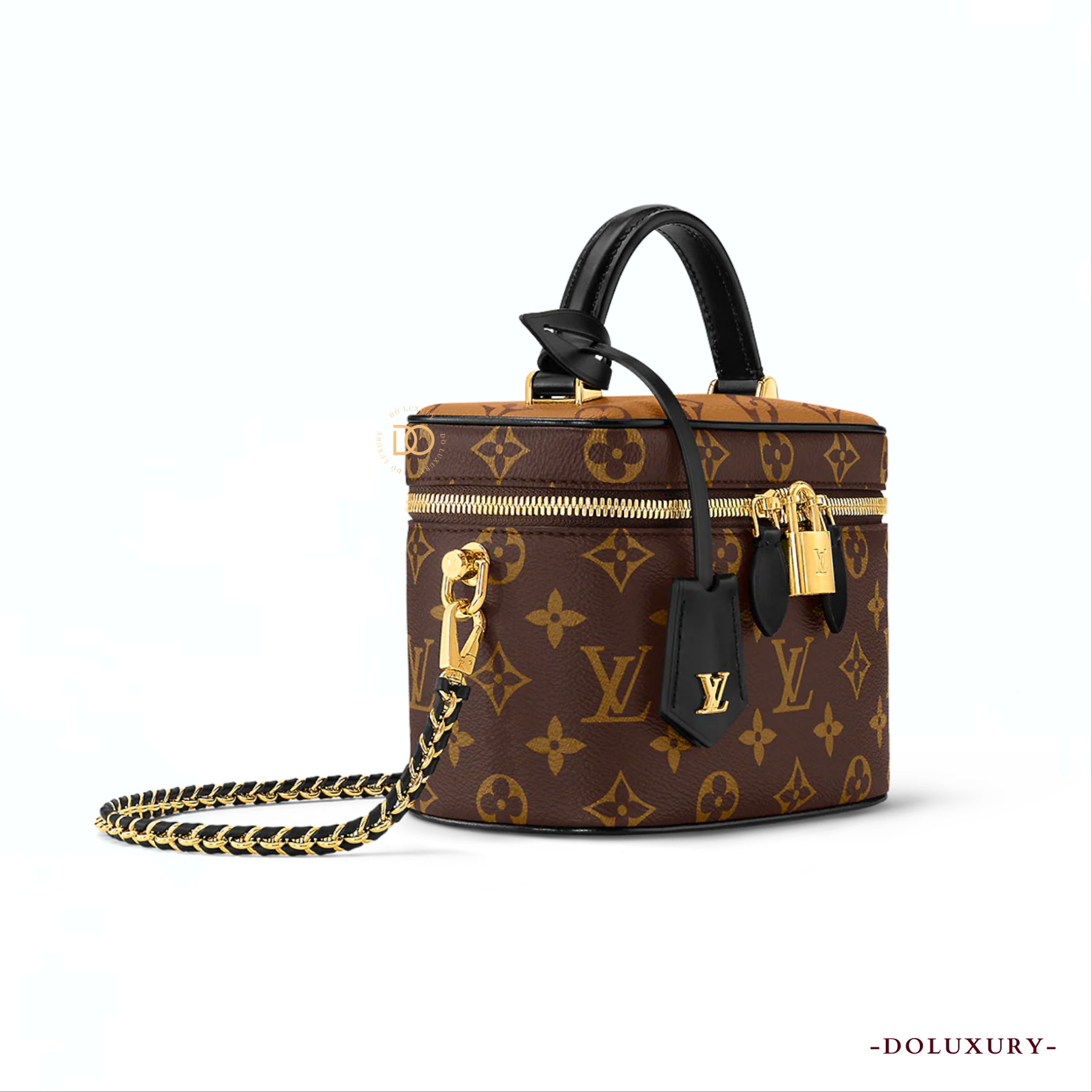 Túi Nữ Louis Vuitton Vanity PM Bag Monogram Reverse M45165  LUXITY
