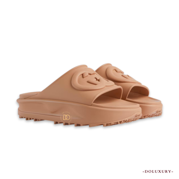 WOMEN'S INTERLOCKING G SANDAL SLIDE 35 - Hình ảnh 2