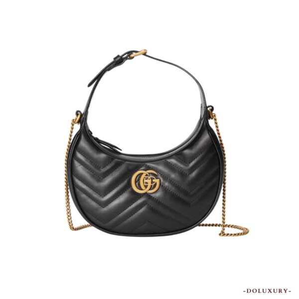 GUCCI HALF-MOON SHAPED