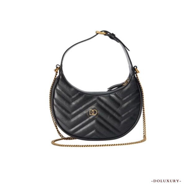 GUCCI HALF-MOON SHAPED - Hình ảnh 4